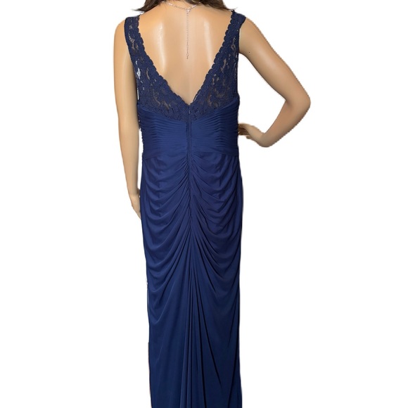 David’s Bridal Navy Gown - Picture 3 of 11